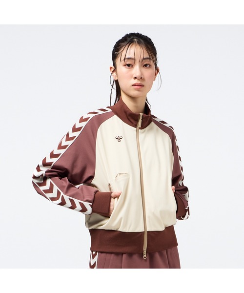 hummel（ヒュンメル）の「hummel/ヒュンメル HMP  ﾄﾗｯｸｼﾞｬｹｯﾄ（ジャージ・レディース・ブラック/ライトグレー/チェック/ブルー/ブラウン・M/L/S）」の3枚目の写真