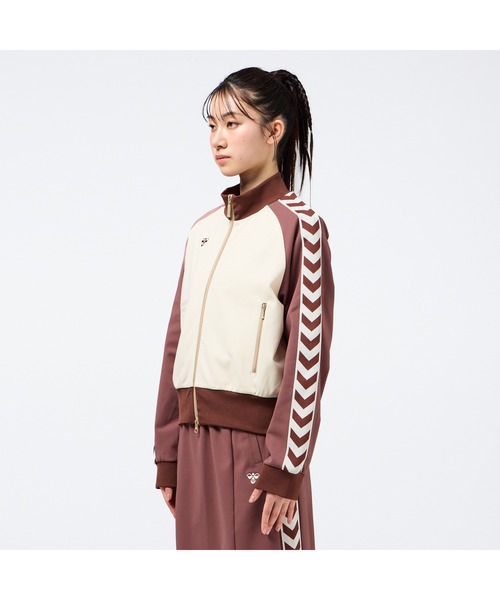 hummel（ヒュンメル）の「hummel/ヒュンメル HMP  ﾄﾗｯｸｼﾞｬｹｯﾄ（ジャージ・レディース・ブラック/ライトグレー/チェック/ブルー/ブラウン・M/L/S）」の17枚目の写真