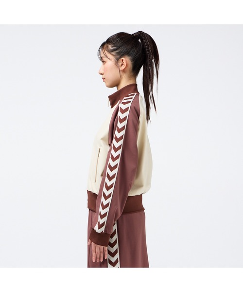 hummel（ヒュンメル）の「hummel/ヒュンメル HMP  ﾄﾗｯｸｼﾞｬｹｯﾄ（ジャージ・レディース・ブラック/ライトグレー/チェック/ブルー/ブラウン・M/L/S）」の16枚目の写真