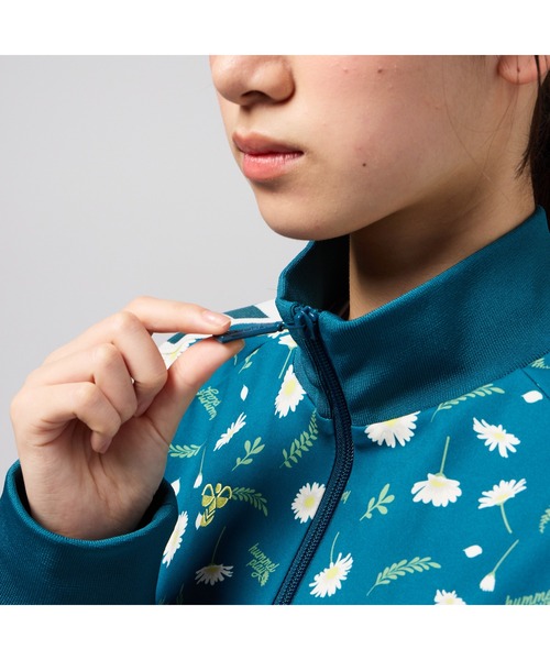 hummel（ヒュンメル）の「hummel/ヒュンメル HMP  ﾄﾗｯｸｼﾞｬｹｯﾄ（ジャージ・レディース・ブラック/ライトグレー/チェック/ブルー/ブラウン・M/L/S）」の22枚目の写真