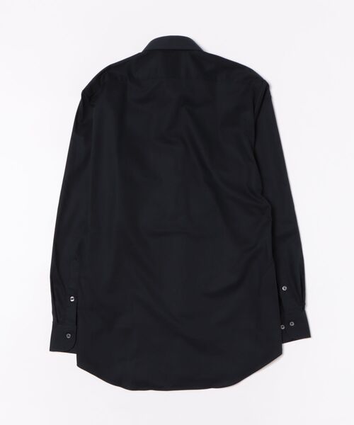 m.f.editorial(エムエフエディトリアル)の「ワイシャツ メンズ ノンアイロン ネクスコット 綿100% コットン ワイドカラー 長袖 ビジネス ドレス NEWスタンダードフィット(ビジネスシャツ・メンズ・ネイビー・首回り45cm-裄丈86cm/首回り39cm-裄丈80cm/首回り39cm-裄丈84cm/首回り41cm-裄丈82cm/首回り41cm-裄丈86cm/首回り43cm-裄丈82cm/首回り43cm-裄丈86cm/首回り37cm-裄丈80cm)」の3枚目の写真
