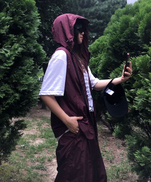 LMCの「OG WINDBREAKER JACKET burgundy(ナイロンジャケット・レディース・その他・S/M/L)」の14枚目の写真