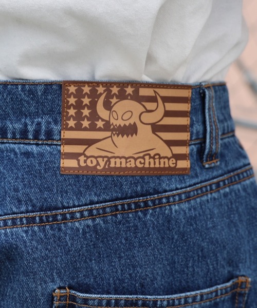 TOY MACHINE(トイ マシーン)の「TOY MACHINE/トイマシーン ロングパンツ デニム MTMPGPT2(デニムパンツ・メンズ・ダークインディゴブルー/ストライプ/ブラック・M/L)」の22枚目の写真