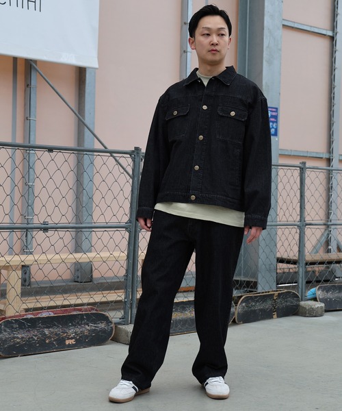 TOY MACHINE(トイ マシーン)の「TOY MACHINE/トイマシーン ロングパンツ デニム MTMPGPT2(デニムパンツ・メンズ・ダークインディゴブルー/ストライプ/ブラック・M/L)」の10枚目の写真