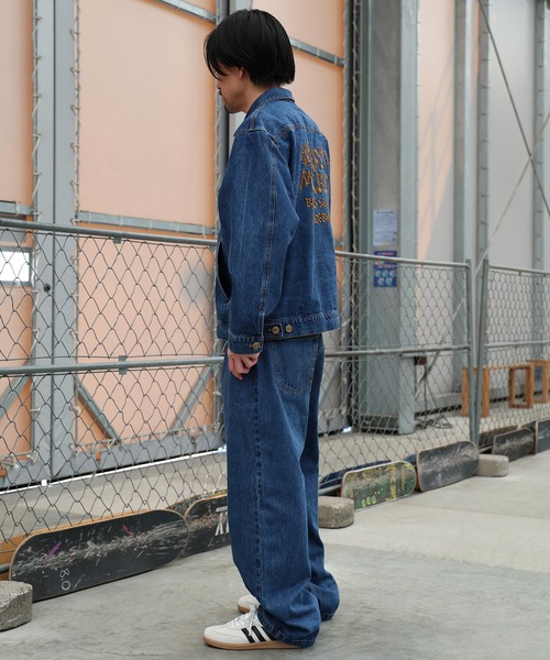 TOY MACHINE(トイ マシーン)の「TOY MACHINE/トイマシーン ロングパンツ デニム MTMPGPT2(デニムパンツ・メンズ・ダークインディゴブルー/ストライプ/ブラック・M/L)」の15枚目の写真