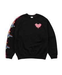 THEVINYLHOUSE（ザバイニルハウス）の「FALL IN LOVE SWEATSHIRTS BLACK (VH2DFUM445A)（スウェット）」