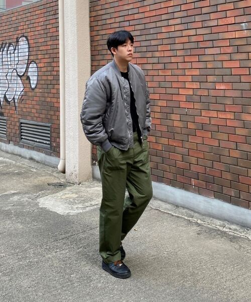 LENGAGEMENT（ランガージュマン）の「ワイドペルティグチノパンツ[カーキ]（その他パンツ・レディース・その他・L/M/S）」の5枚目の写真
