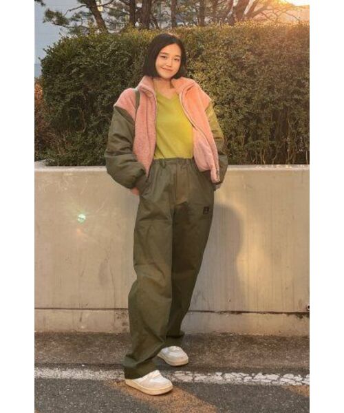 LENGAGEMENT（ランガージュマン）の「ワイドペルティグチノパンツ[カーキ]（その他パンツ・レディース・その他・L/M/S）」の13枚目の写真