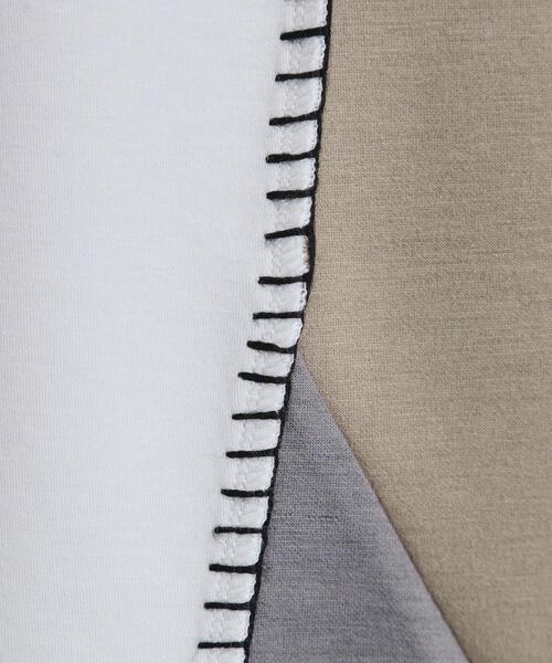 tk.TAKEO KIKUCHI（ティーケータケオキクチ）の「ダイヤゴナルブランケットカットソー（Tシャツ/カットソー・メンズ・ホワイト系5/ブラック系4/ブルー系4・03/01/02）」の8枚目の写真