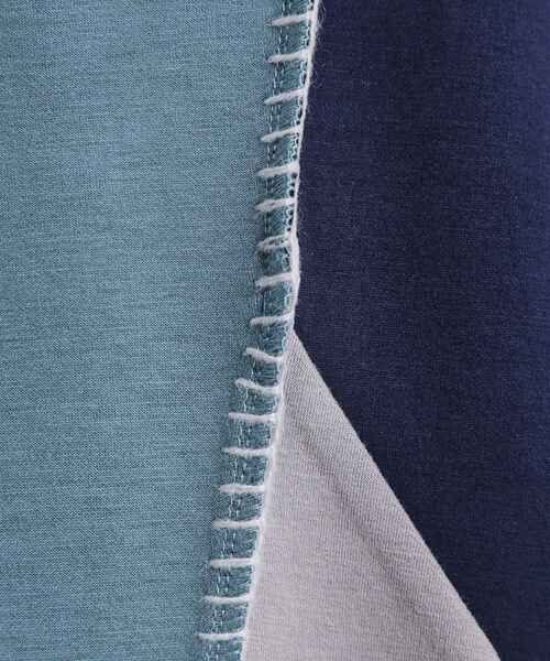 tk.TAKEO KIKUCHI（ティーケータケオキクチ）の「ダイヤゴナルブランケットカットソー（Tシャツ/カットソー・メンズ・ホワイト系5/ブラック系4/ブルー系4・03/01/02）」の16枚目の写真