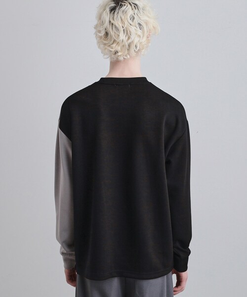 tk.TAKEO KIKUCHI（ティーケータケオキクチ）の「ダイヤゴナルブランケットカットソー（Tシャツ/カットソー・メンズ・ホワイト系5/ブラック系4/ブルー系4・03/01/02）」の19枚目の写真