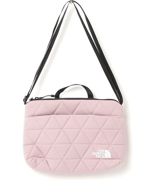 THE NORTH FACE(ザノースフェイス)の「THE NORTH FACE Geoface Pouch / ザ ノース フェイス ジオフェイス ポーチ(ボディバッグ/ウエストポーチ・メンズ・オフホワイト/ピンク・FREE)」の2枚目の写真