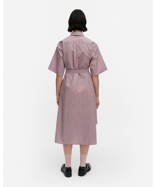 marimekko（マリメッコ）の「Paperi Piccolo / shirt dress（ワンピース・レディース・ライトピンク・36/38/32/34/40）」の4枚目の写真