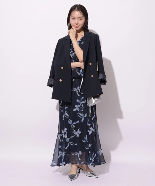 Mystrada（マイストラーダ）の「リボンブロッサムワンピース（ワンピース・レディース・ライトブルー/ネイビー/ピンク・38/36/34）」の7枚目の写真