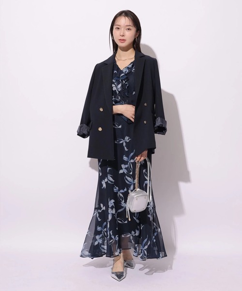 Mystrada（マイストラーダ）の「リボンブロッサムワンピース（ワンピース・レディース・ライトブルー/ネイビー/ピンク・38/36/34）」の8枚目の写真