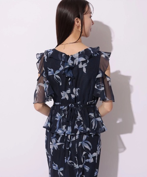 Mystrada（マイストラーダ）の「リボンブロッサムワンピース（ワンピース・レディース・ライトブルー/ネイビー/ピンク・38/36/34）」の11枚目の写真