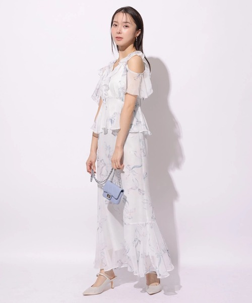 Mystrada（マイストラーダ）の「リボンブロッサムワンピース（ワンピース・レディース・ライトブルー/ネイビー/ピンク・38/36/34）」の13枚目の写真