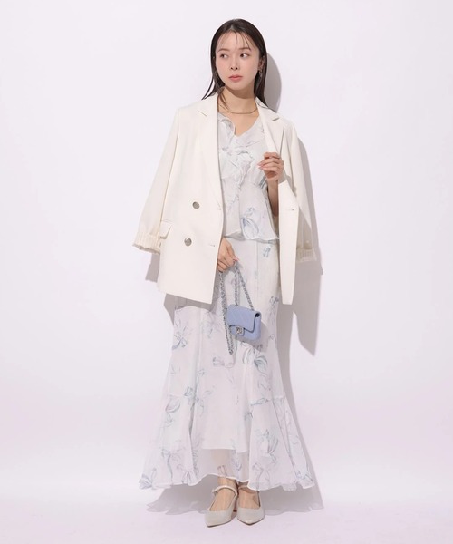 Mystrada（マイストラーダ）の「リボンブロッサムワンピース（ワンピース・レディース・ライトブルー/ネイビー/ピンク・38/36/34）」の16枚目の写真