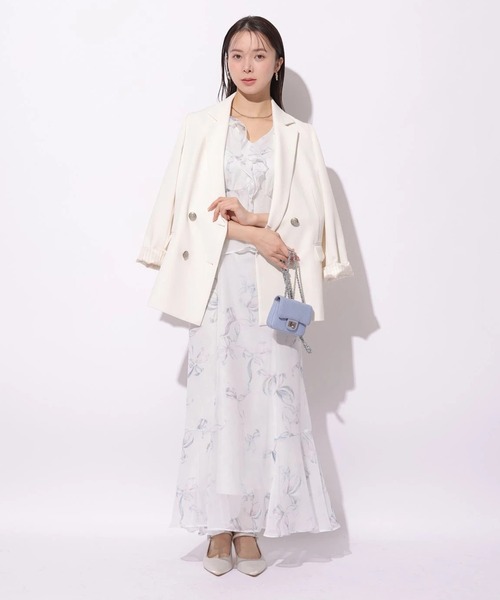 Mystrada（マイストラーダ）の「リボンブロッサムワンピース（ワンピース・レディース・ライトブルー/ネイビー/ピンク・38/36/34）」の17枚目の写真