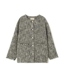 N.（N. Natural Beauty Basic）（エヌエヌナチュラルビューティーベーシック）の「オーバーツイードジャケット（ノーカラージャケット）」