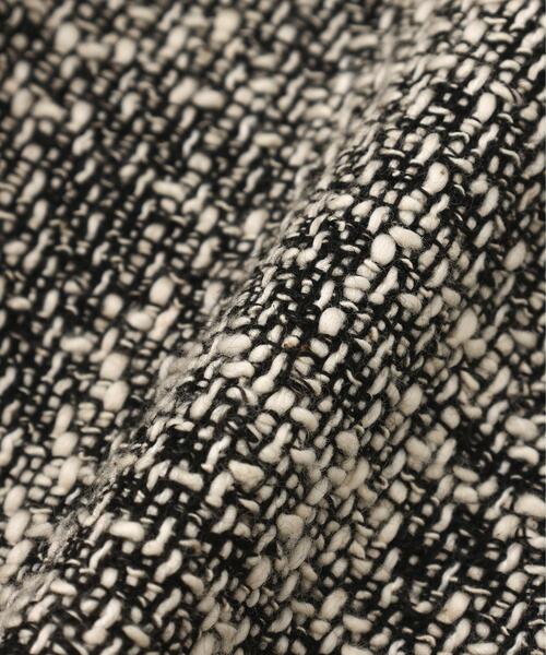 N.（N. Natural Beauty Basic）（エヌエヌナチュラルビューティーベーシック）の「オーバーツイードジャケット（ノーカラージャケット・レディース・ブラック系その他/ホワイト系その他・MEDIUM/SMALL）」の4枚目の写真