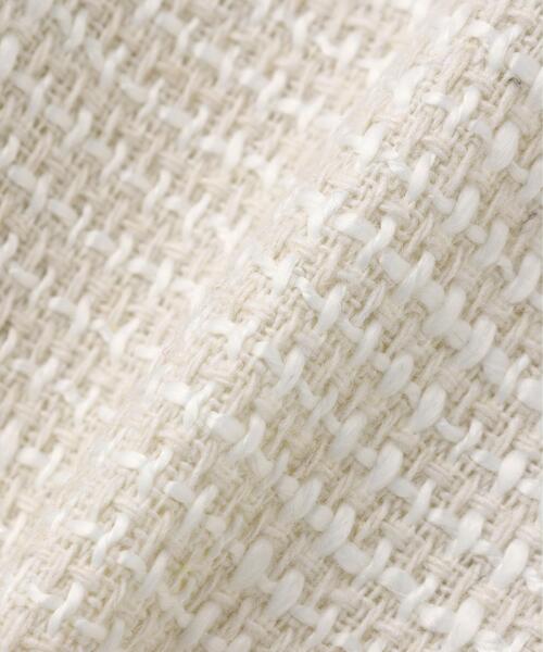 N.（N. Natural Beauty Basic）（エヌエヌナチュラルビューティーベーシック）の「オーバーツイードジャケット（ノーカラージャケット・レディース・ブラック系その他/ホワイト系その他・MEDIUM/SMALL）」の5枚目の写真