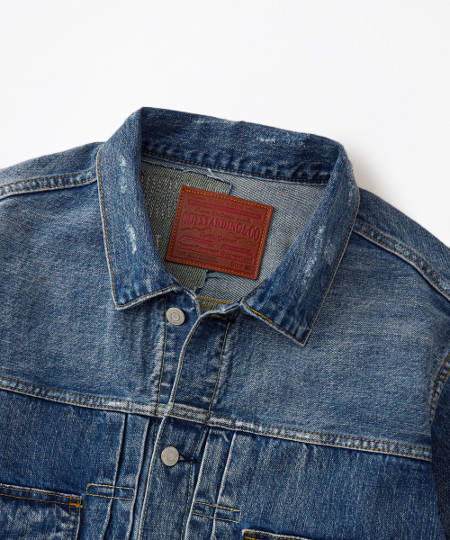OUTSTANDING(アウトスタンディング)の「SELVEDGE DENIM 2ND JACKET_REPAIR BLUE(デニムジャケット・メンズ・その他・MEDIUM/SMALL/LARGE)」の13枚目の写真