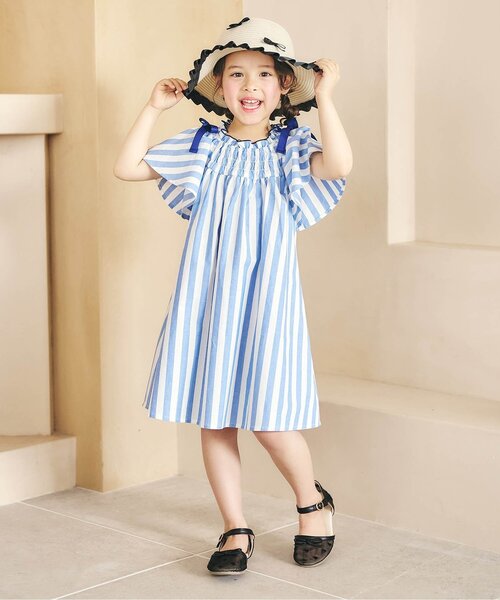 apres les cours（アプレレクール）の「ハート刺繍メッシュサンダル（サンダル・キッズ・ブラック/アイボリー・16/15 /14/19/18/17）」の6枚目の写真