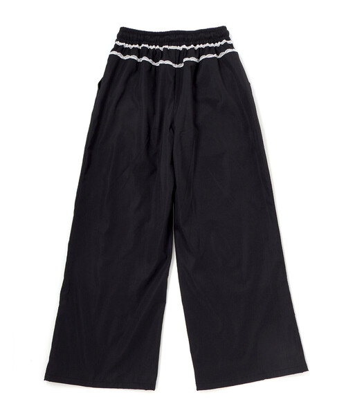 ZIDDY（ジディ）の「チラレースウエストワイドパンツ(130~160cm)（その他パンツ・キッズ・グレー/ブラック・140cm/FREE/150cm/130cm）」の13枚目の写真