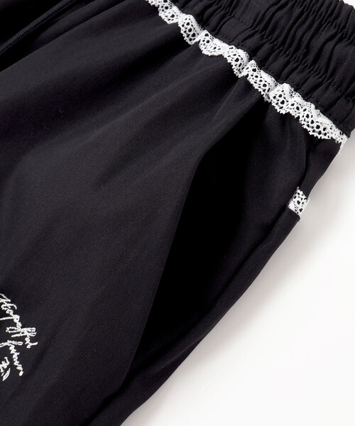 ZIDDY（ジディ）の「チラレースウエストワイドパンツ(130~160cm)（その他パンツ・キッズ・グレー/ブラック・140cm/FREE/150cm/130cm）」の16枚目の写真