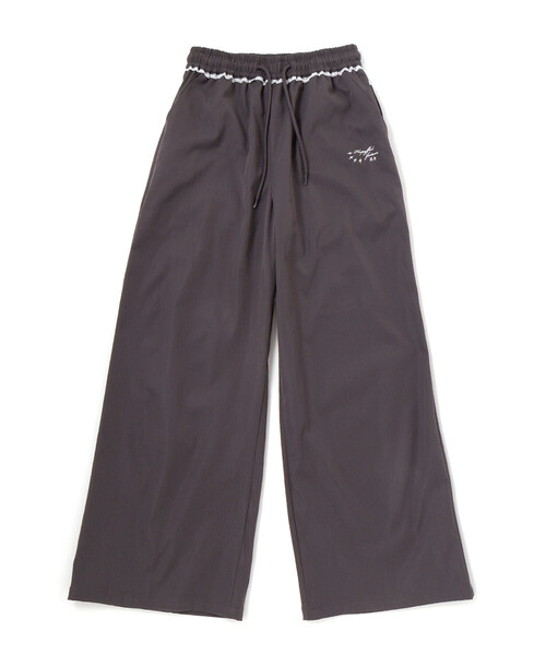 ZIDDY（ジディ）の「チラレースウエストワイドパンツ(130~160cm)（その他パンツ・キッズ・グレー/ブラック・140cm/FREE/150cm/130cm）」の8枚目の写真