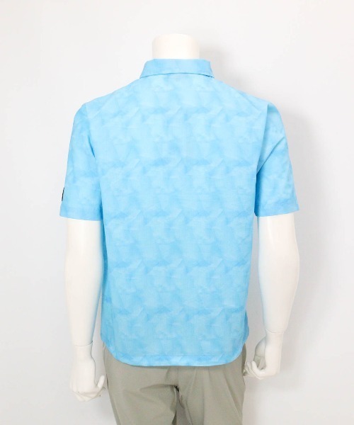 archivio(アルチビオ)の「<MENS>プリズム柄撥水ポロシャツ(ポロシャツ・メンズ・ライトパープル/ライトブルー/ブルー・M/L/LL)」の5枚目の写真