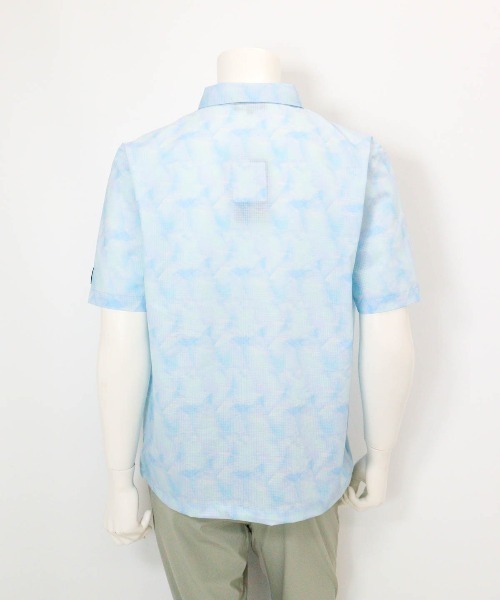 archivio(アルチビオ)の「<MENS>プリズム柄撥水ポロシャツ(ポロシャツ・メンズ・ライトパープル/ライトブルー/ブルー・M/L/LL)」の8枚目の写真