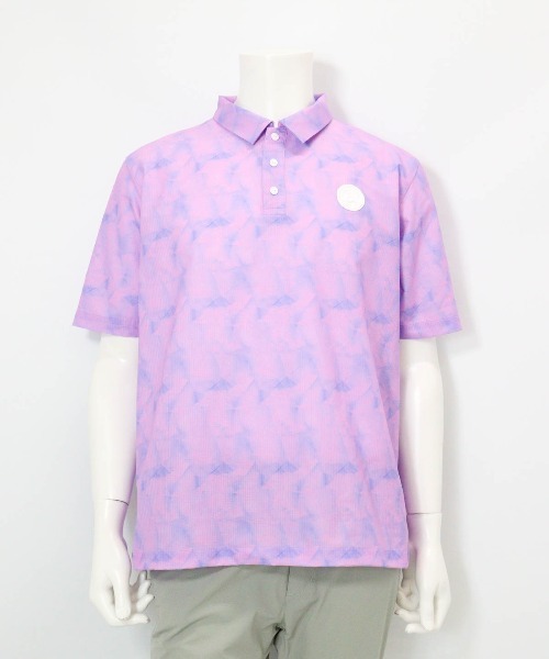 archivio(アルチビオ)の「<MENS>プリズム柄撥水ポロシャツ(ポロシャツ・メンズ・ライトパープル/ライトブルー/ブルー・M/L/LL)」の10枚目の写真
