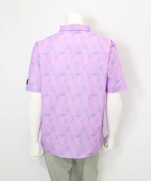 archivio(アルチビオ)の「<MENS>プリズム柄撥水ポロシャツ(ポロシャツ・メンズ・ライトパープル/ライトブルー/ブルー・M/L/LL)」の11枚目の写真