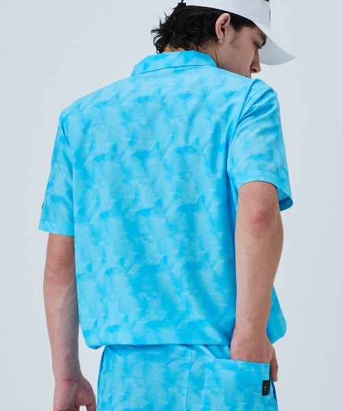 archivio(アルチビオ)の「<MENS>プリズム柄撥水ポロシャツ(ポロシャツ・メンズ・ライトパープル/ライトブルー/ブルー・M/L/LL)」の14枚目の写真