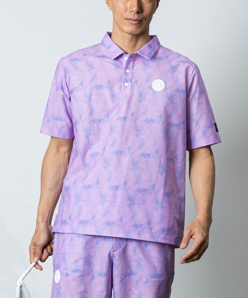 archivio(アルチビオ)の「<MENS>プリズム柄撥水ポロシャツ(ポロシャツ・メンズ・ライトパープル/ライトブルー/ブルー・M/L/LL)」の17枚目の写真