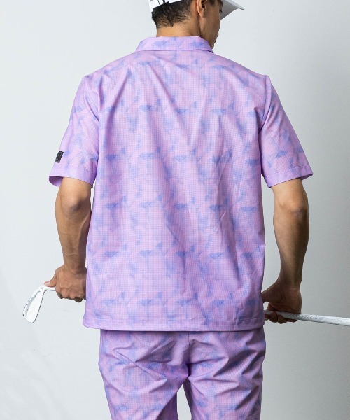 archivio(アルチビオ)の「<MENS>プリズム柄撥水ポロシャツ(ポロシャツ・メンズ・ライトパープル/ライトブルー/ブルー・M/L/LL)」の19枚目の写真