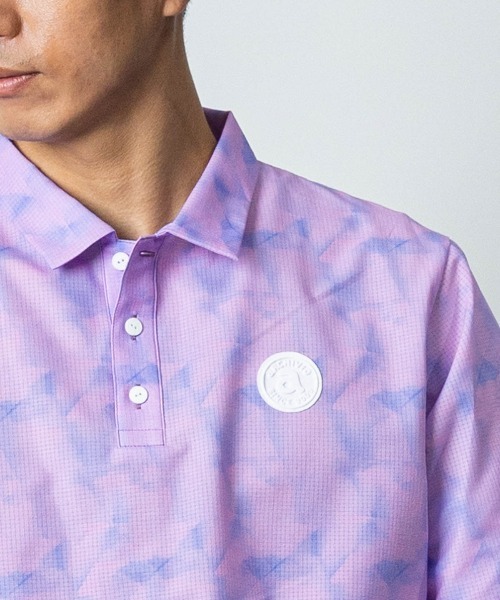 archivio(アルチビオ)の「<MENS>プリズム柄撥水ポロシャツ(ポロシャツ・メンズ・ライトパープル/ライトブルー/ブルー・M/L/LL)」の21枚目の写真