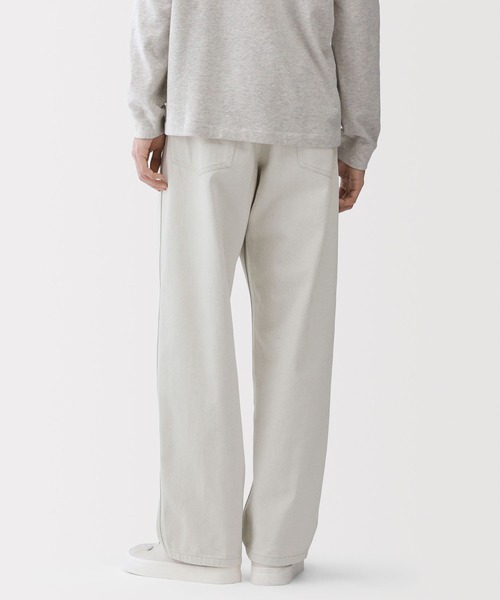 MUJI Labo（ムジラボ）の「〔MUJI Labo〕紳士　再生コットンダブルニーパンツ（その他パンツ・メンズ・オフホワイト・M/L/S）」の4枚目の写真