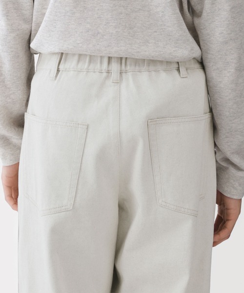 MUJI Labo（ムジラボ）の「〔MUJI Labo〕紳士　再生コットンダブルニーパンツ（その他パンツ・メンズ・オフホワイト・M/L/S）」の6枚目の写真