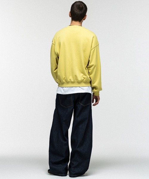 ILL'S（イルズ）の「GRAPHIC PULLOVER SWEAT / グラフィックプリント プルオーバー クルースウェット メンズ レディース ユニセックス（スウェット・メンズ・イエロー/ブラック/スカイブルー・M/L）」の8枚目の写真