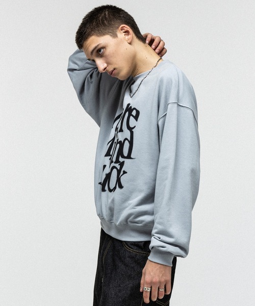 ILL'S（イルズ）の「GRAPHIC PULLOVER SWEAT / グラフィックプリント プルオーバー クルースウェット メンズ レディース ユニセックス（スウェット・メンズ・イエロー/ブラック/スカイブルー・M/L）」の12枚目の写真