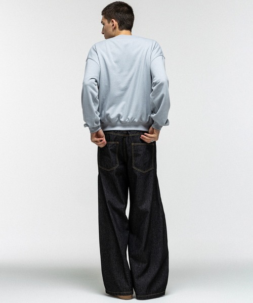 ILL'S（イルズ）の「GRAPHIC PULLOVER SWEAT / グラフィックプリント プルオーバー クルースウェット メンズ レディース ユニセックス（スウェット・メンズ・イエロー/ブラック/スカイブルー・M/L）」の15枚目の写真