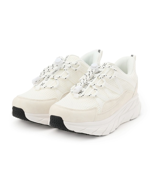 LOVETOXIC（ラブトキシック）の「【LTXC】軽量ドローコードスニーカー（スニーカー・キッズ・ブラック/ホワイト・L/S/M）」の7枚目の写真