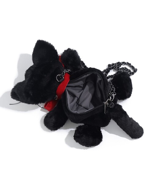 mmts(マミタス)の「"ミュウ" ぬいぐるみ BAG 旅行 猫 ユニセックス ライブ ギフト 推し活 バッグ(トートバッグ・レディース・ブラック・ONE SIZE)」の11枚目の写真