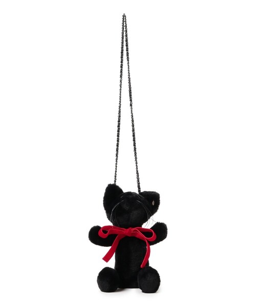mmts(マミタス)の「"ミュウ" ぬいぐるみ BAG 旅行 猫 ユニセックス ライブ ギフト 推し活 バッグ(トートバッグ・レディース・ブラック・ONE SIZE)」の12枚目の写真