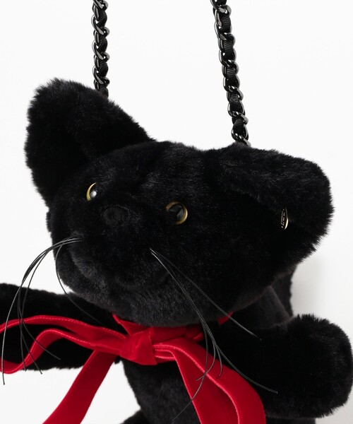 mmts(マミタス)の「"ミュウ" ぬいぐるみ BAG 旅行 猫 ユニセックス ライブ ギフト 推し活 バッグ(トートバッグ・レディース・ブラック・ONE SIZE)」の17枚目の写真