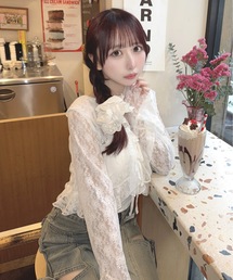 one way | レースフリルカーデ(シャツ/ブラウス)