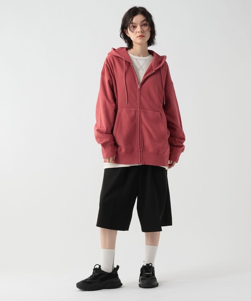 GEORGE'S(ジョージズ)の「加工オーバーZIPパーカー(パーカー・メンズ・レッド/スミクロ・MEDIUM/LARGE)」の14枚目の写真